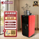 猎钢狼【JD】全自动生物质颗粒取暖炉家用室内无烟燃料风暖节能环保商用 【烧水做饭】自动除焦80型