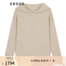 ERDOS 带帽全成型舒适休闲宽松女套衫羊绒衫 浅驼 165/88A/L