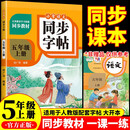 小学语文同步字帖  五年级上册 同步课本练字帖专项训练书写字帖控笔训练 适用人教版教材配套使用 小学生规范字字体每日一练