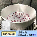 语森忆浴缸套一次性泡澡袋加厚超大浴盆浴袋洗澡塑料膜泡澡桶袋子泡新款 超大双人款【周长6.4高1.2】5只