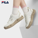 斐乐（FILA）官方女鞋COOKIES复古帆布鞋2025夏新款曲奇鞋运动休闲鞋 豆腐白-TF 37.5