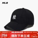 MLB帽子男女四季软顶棒球帽休闲运动鸭舌帽3ACP7701N-50BKS-F/黑色