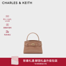 CHARLES&KEITH鳄鱼纹凯莉包手提斜挎婚包包女包生日礼物新年礼物CK2-50270880-1 BLUSH浅红色 S