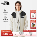 北面（The North Face）皮肤衣女连帽夹克户外防风防泼水休闲外套春季上新|5JXO QLI/米色 M /160