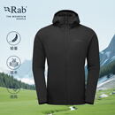Rab睿坡Xenair Alpine户外徒步运动夹克连帽轻量金标P棉服男  QIP-41 黑色BLK M