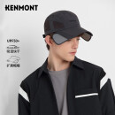 卡蒙（Kenmont）帽子男士夏天防晒鸭舌帽遮阳休闲防紫外线棒球帽深灰色km-3123
