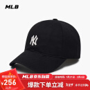 MLB帽子男女四季软顶棒球帽休闲运动鸭舌帽3ACP7701N-50BKS-F/黑色