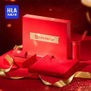 海澜之家【鸿运礼盒】保暖内衣男本命年马年双面绒230g骐骥红内衣内裤袜子