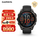 佳明（GARMIN）Fenix8旗舰黑-47mm飞耐时8户外运动手表血氧心率跑步骑行潜水滑雪