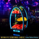 发光果盘酒吧KTV专用LED铁艺不锈钢多层发光小吃碟蛋型果盘架定制 产品定制不退不换