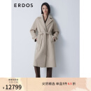 ERDOS 660G双层拉绒毛呢大衣中长款外套女羊绒大衣 锡器灰 170/92A/XL