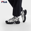 FILA 斐乐官方女鞋运动鞋蕨草厚底老爹鞋2025夏季新款鞋子时尚休闲鞋 雪白/藕灰-CF 37.5