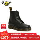 马丁（DR.MARTENS）1460 Nappa男款秋季舒适百搭哑光软皮黑色马丁靴 黑色 39