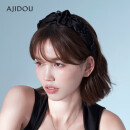 AJIDOU阿吉豆春季上新灵动可爱水晶蝴蝶结织物发箍