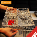 奈赫曼（NACHTMANN）德国进口水晶玻璃水果盘沙拉盘干果碗果斗零食果碗5件套 5件套【果盘*1个+果碗*4个】