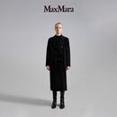 MaxMara 女装101801Madame羊毛羊绒经典大衣1018012906 黑色 38 尺码偏大