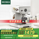 柏翠(petrus)【国家补贴】咖啡机意式浓缩家用小型半自动蒸汽打奶泡 PE3833 海盐小方pro