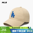 MLB帽子男女情侣棒球帽大标软顶鸭舌帽四季运动帽3ACP6601N-07BGS-F