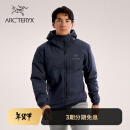 ARC'TERYX始祖鸟 ATOM HOODY 防风 男子 保暖棉服 BLACK SAPPHIRE/蓝黑色 M