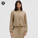 lululemon丨Softstreme™ 女士拉链连帽衫 速干 LW3HM8S 橡木棕 XS /4