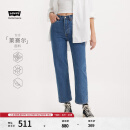 Levi's【商场同款】李维斯Ribcage女士牛仔裤 中蓝色 27 29