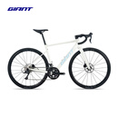 捷安特（GIANT）新款PCR LTD 3铝合金18速二代CD油碟全内走全能型公路自行车 雪山白 700C×480MM M 建议171-181cm