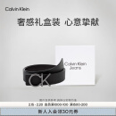 Calvin KleinJeans男士真皮ck双面用商务休闲字母扣孔牛皮腰带节日礼物HC0605 001-太空黑 95cm