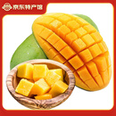 元珍鲜诚 海南青皮金煌甜心芒果当季直采芒果新鲜水果整箱送礼 含箱5斤净重4.5斤（200-350g）