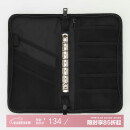无印良品（MUJI）聚酯纤维护照夹带透明内袋 黑色