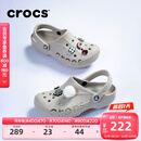 卡骆驰crocs洞洞鞋贝雅男鞋女鞋轻便耐磨一脚蹬拖鞋休闲鞋|10126 卵石色-2V3 37 /38(230mm)