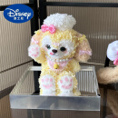Disney520情人节礼物玲娜贝儿永生花曲奇饼饼狗玩偶摆件送女友闺蜜生日 春日饼饼狗(配贺卡+灯串) 尺寸30