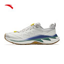 安踏（ANTA）探野PRO夏季版丨男鞋户外运动鞋减震透气徒步鞋耐磨越野跑鞋 象牙白/积云灰-4 43