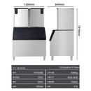 耐雪（NAIXER）制冰机商用新款TH系列大型冰块机冰粒机酒吧KTV奶茶店全自动商用方冰大制冰机 TH1500B 风冷