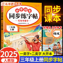 斗半匠 三年级上册字帖 三年级语文同步练字帖 小学生练字帖每日一练 写好中国字 硬笔钢笔字帖生字笔画笔顺练习