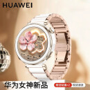 华为（HUAWEI）【时尚新品】华为手表GT5PRO运动智能蓝牙通话血氧心率监测防水时尚男女新款生日520情人节礼物 女神定制【42mm-冰川白】+陶瓷玫金表带