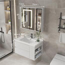 科勒浴室柜洗手盆柜组合陶瓷一体盆卫生间洗脸盆柜洗漱台卫浴侧边储物 70cm+玻璃门智能镜柜(下单备注