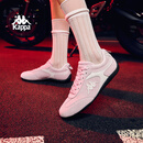 KappaWing女鞋赛车鞋子女夏季厚底运动鞋女款德训鞋跑步鞋  牡丹粉  38