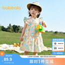 巴拉巴拉宝宝连衣裙婴儿裙子儿童公主裙女童夏装2025甜美时尚208225111005