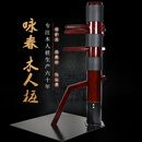 ANJD木人桩立式家用咏春叶问练武练功咏春拳儿童原木实木木桩 专业大铁板底座款 1.7m