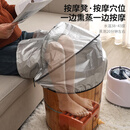 雷果木业木桶蒸腿布罩熏蒸罩全包裹布罩泡脚桶罩足浴洗脚盆密封保温蒸汽罩