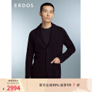 ERDOS 春夏精纺四平空转男开衫羊绒衫 黑 185/108B/XXXL