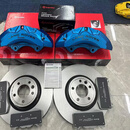 曼影适用刹车卡钳改装升级布雷博鲍鱼六活塞刹车卡钳宝马特斯拉奥迪 LAND ROVER 前轮一对