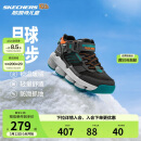 Skechers斯凯奇儿童雪地靴中大童高帮加绒保暖运动鞋男童防滑靴子405293L