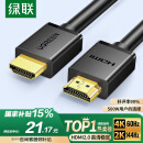 绿联HDMI线2.0版4K数字高清线2米视频线工程级 笔记本电脑机顶盒连接电视投影仪显示器数据连接线10107