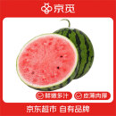 京觅河南商丘头茬少籽/无籽西瓜5-7斤1粒装 美都甜瓜新鲜水果源头直发