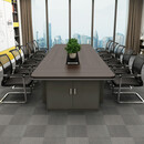 弗纳斯特办公家具大型会议桌长桌简约现代办公桌长方形会议室办公桌椅组合 8米+30把配椅包安装