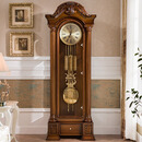 韵豪德国机芯落地钟豪华大气实木打点音乐报时摆钟复古欧式客厅座钟 金丝檀木 德国赫姆勒八音203高