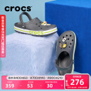 卡骆驰crocs洞洞鞋贝雅卡骆班轻便耐磨一脚蹬休闲鞋|205089 石板灰/青柠绿-0GX 43 (270mm)