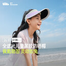 蕉下儿童防晒帽遮阳帽太阳帽子男女童空顶帽黑胶防晒帽BM56024星云紫