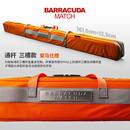BARRACUDA MATCH梭鱼BC台球奈伦杆包通杆中式九8斯诺克中八专用型杆盒外包 爱马仕橙通杆三槽